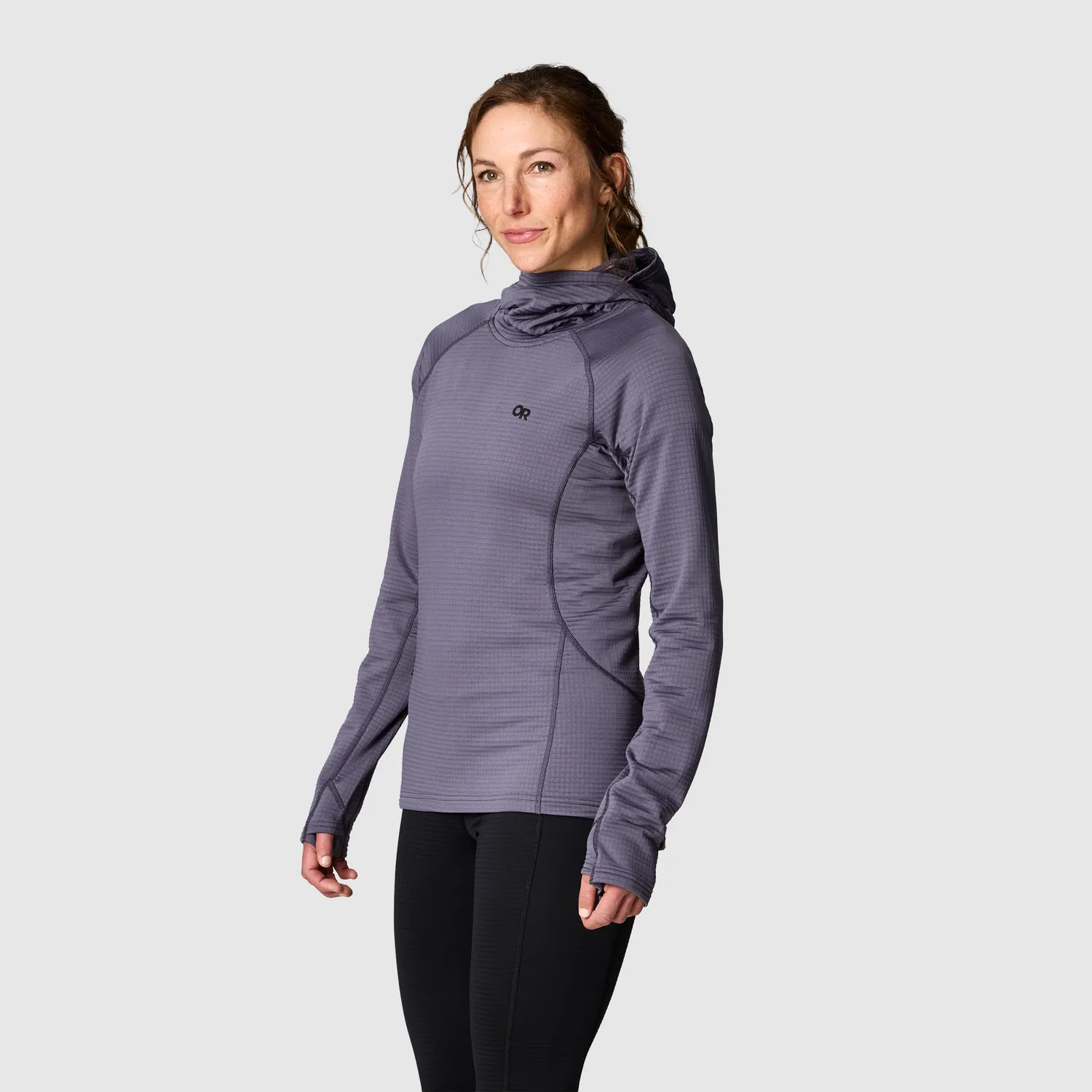 Outdoor Research Vigor Grid Fleece Pullover Hoodie fleecegenser dame UPF 30