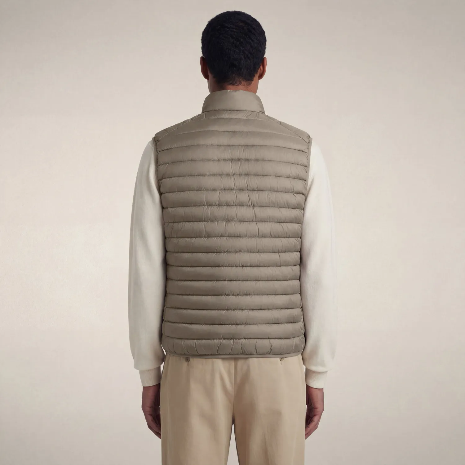Save The Duck Icons Adam quiltet vest herre elephant grey