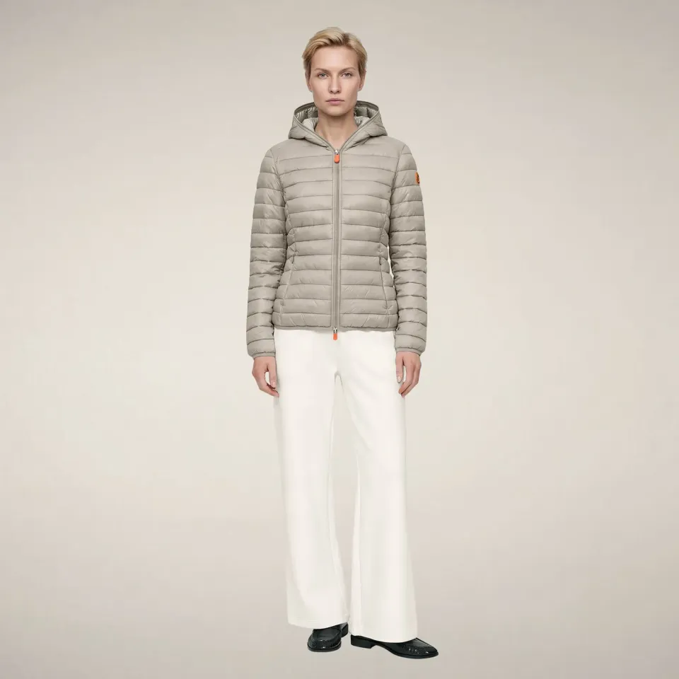 Save The Duck Daisy pufferjakke Rainy Beige XS lett