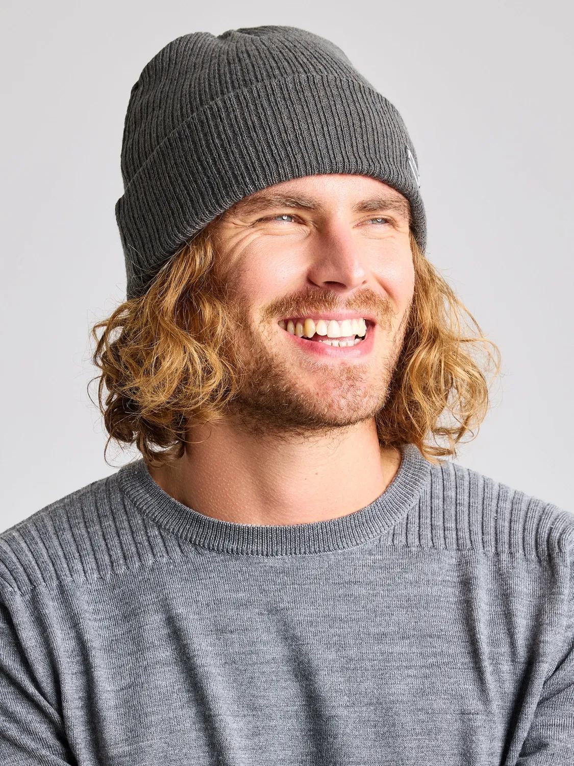 Slam Cable Beanie lue Lead Grey unisex