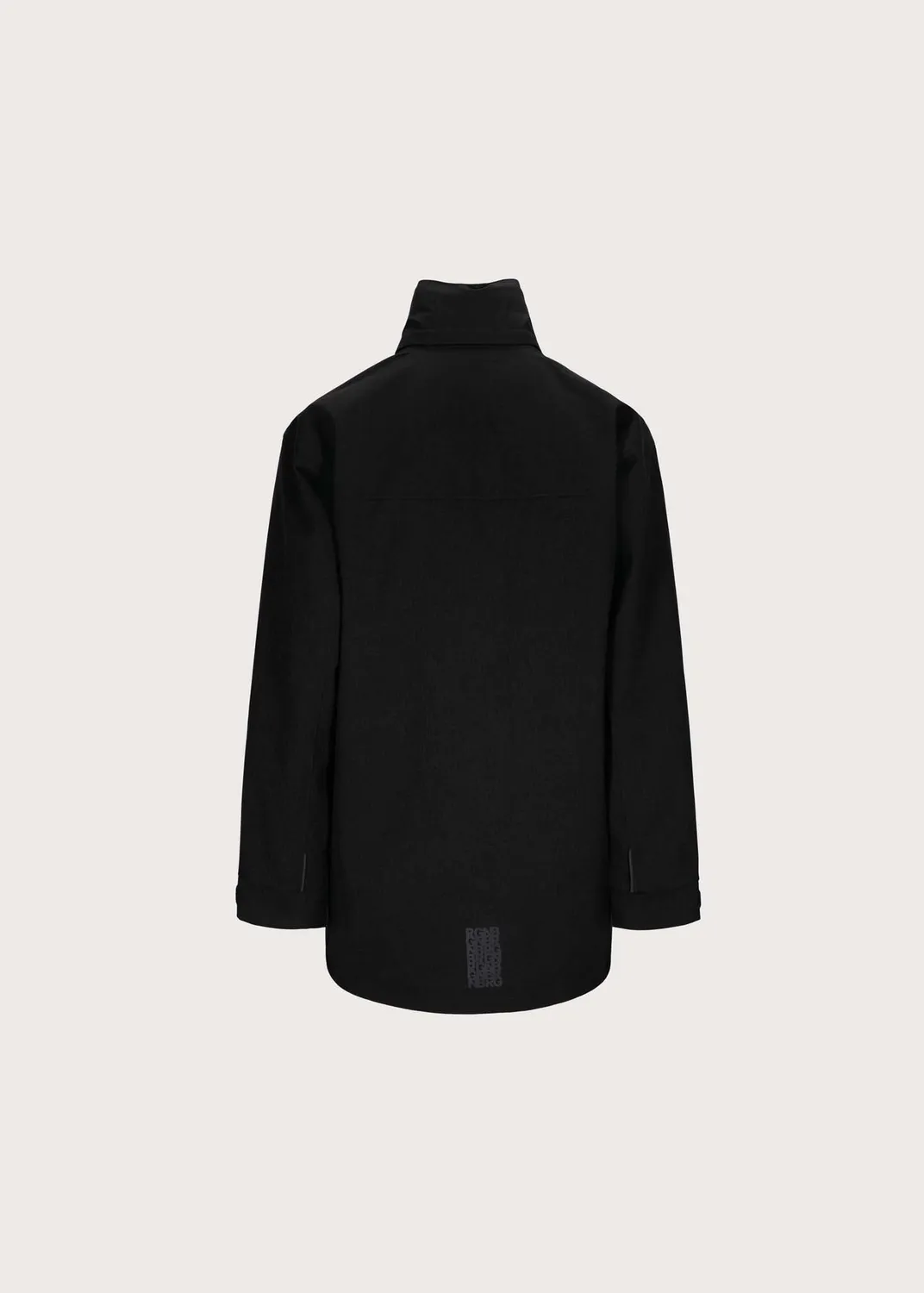 Brgn Nordavind Mens Jacket regnjakke svart lett