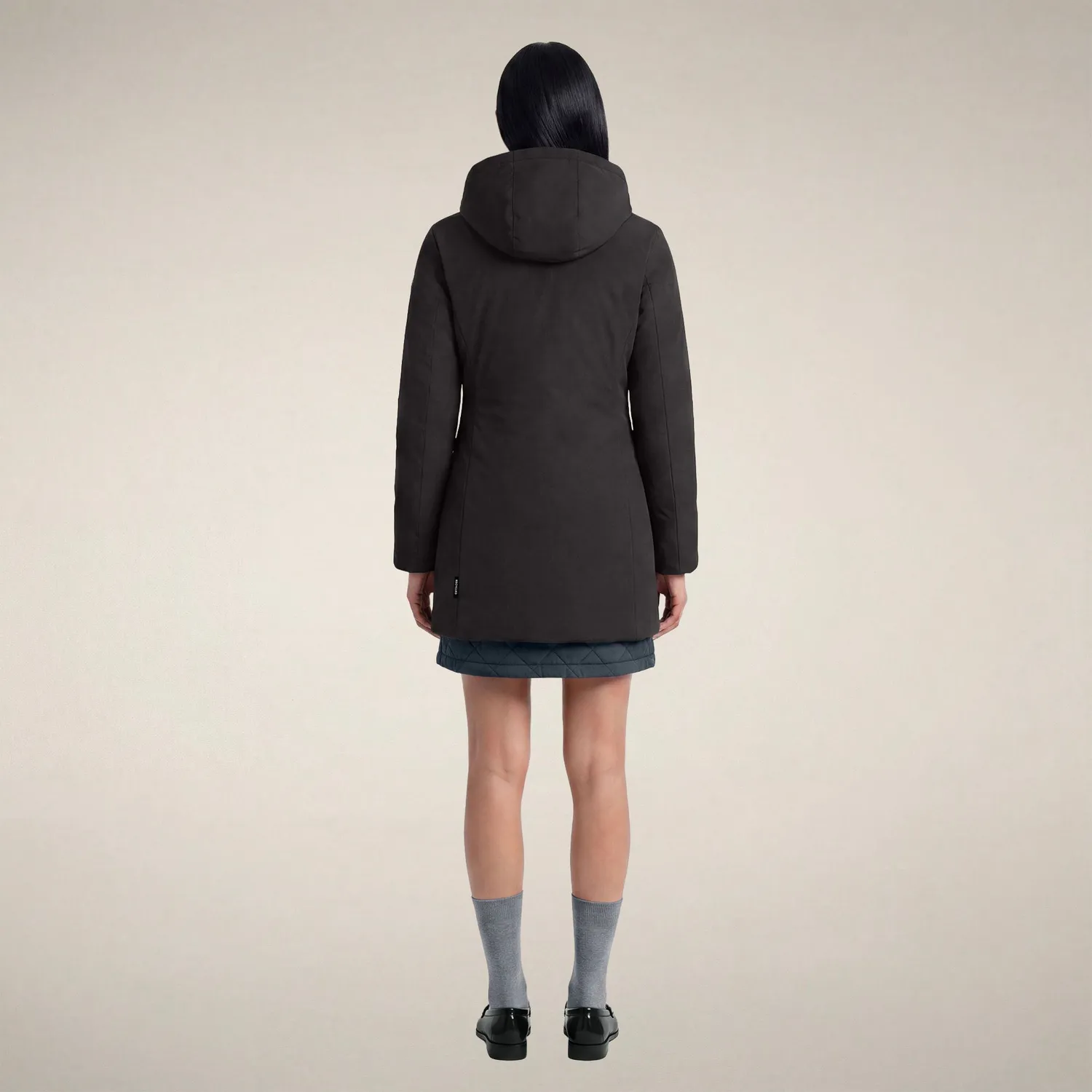 Save The Duck Rachel parkas dame brun svart 00–7 slim fit
