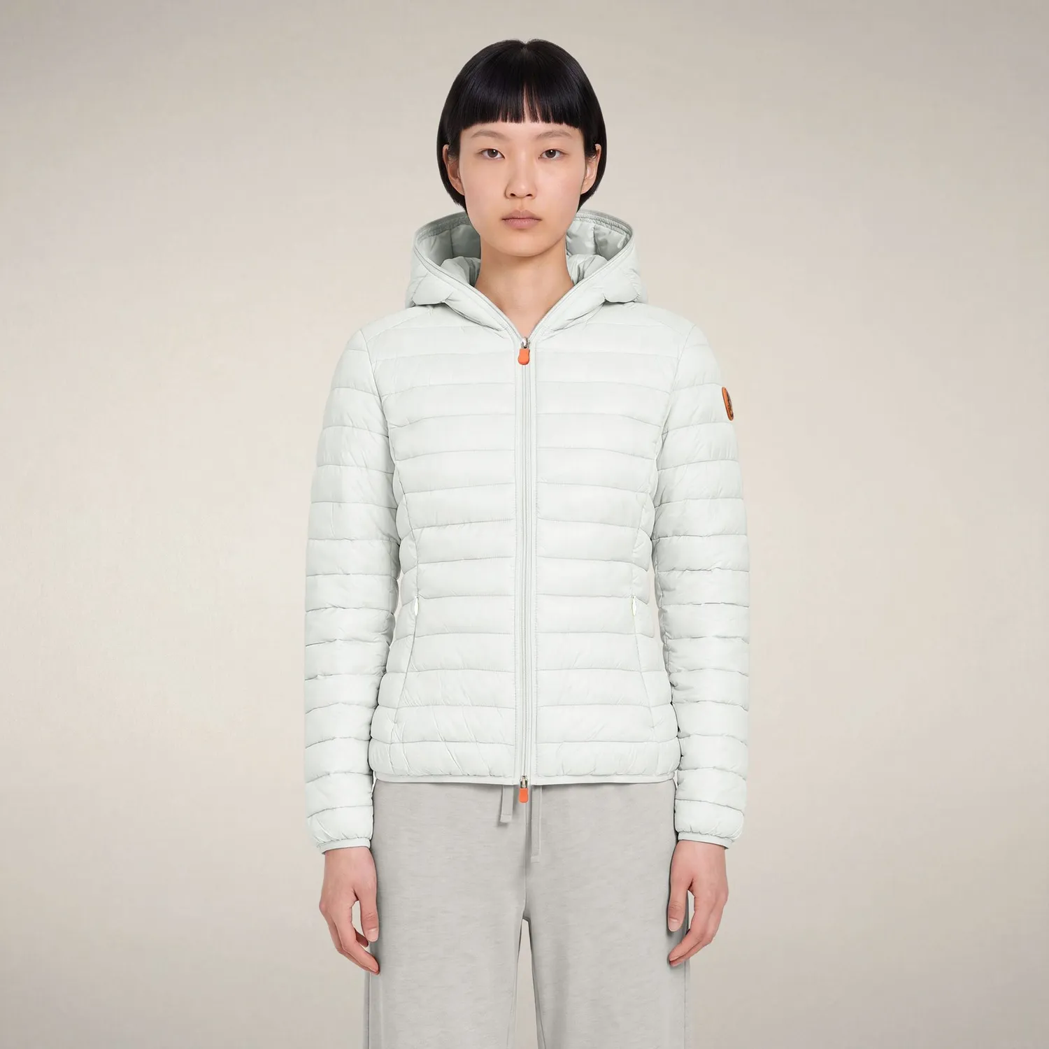 Save The Duck Icons Daisy boblejakke dame offwhite lett