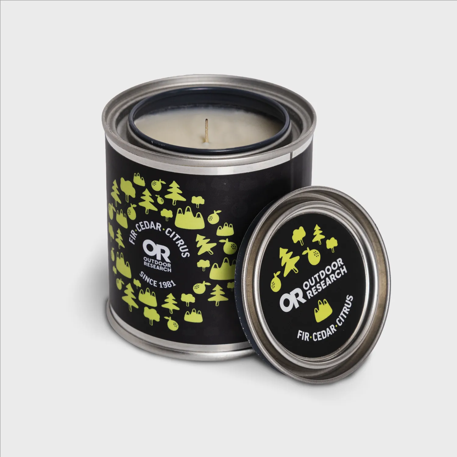 Outdoor Research OR Alpine Candle duftlys Fir/Cedar/Citrus 8 oz soyavoks