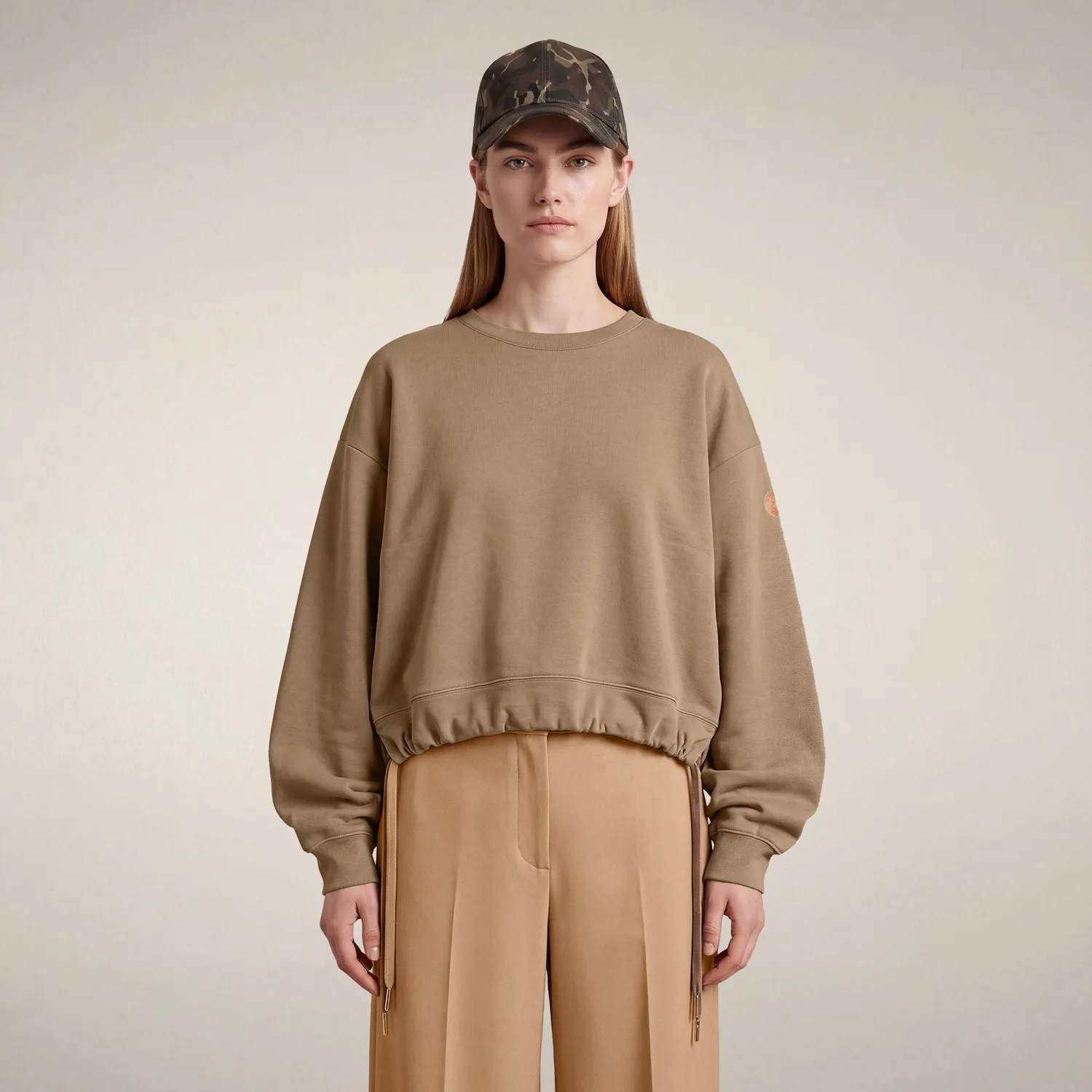 Save The Duck Akemi collegegenser beige