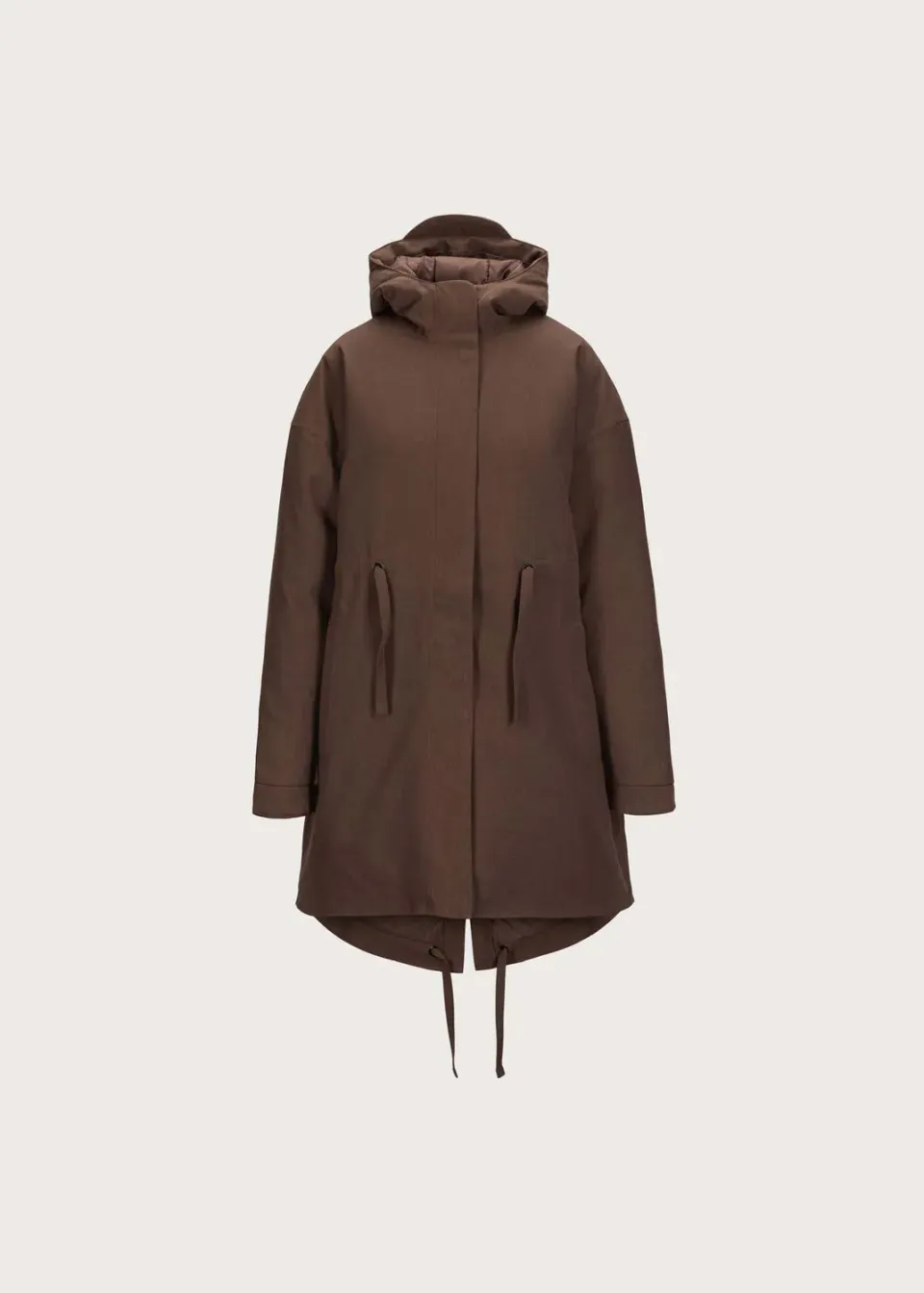 Brgn Snøstorm Parka parka Chocolate Brown vanntett
