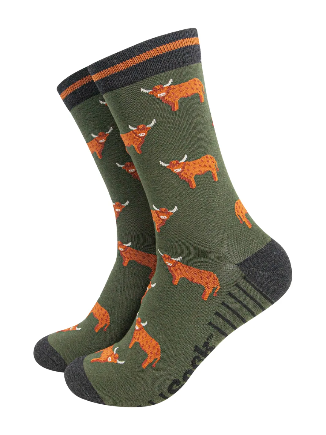 John Partridge Highland Cow Bamboo Sock Gift Set sokker 3 par