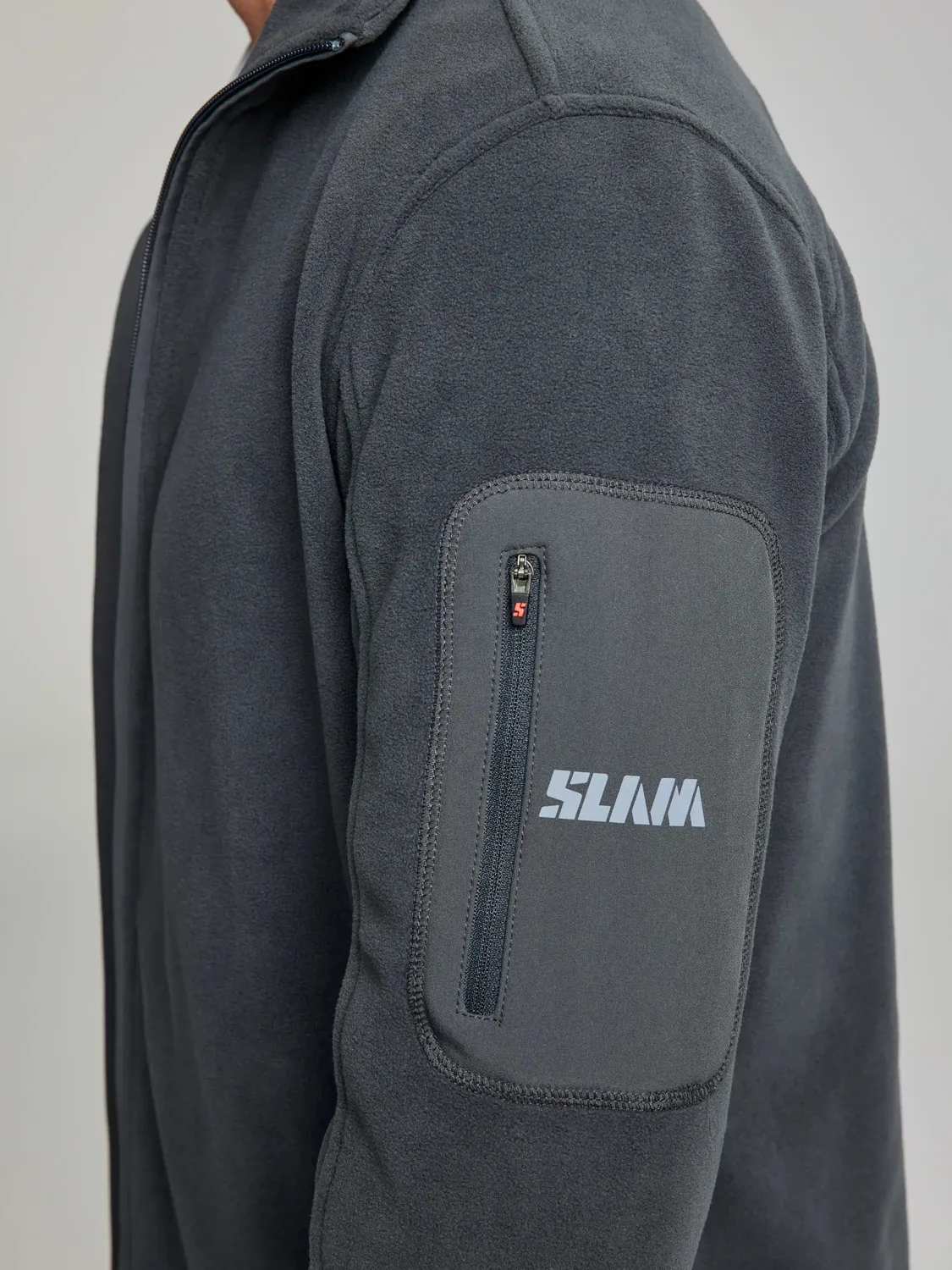 Slam Deck Fleece fleecejakke herre XS–3XL resirkulert