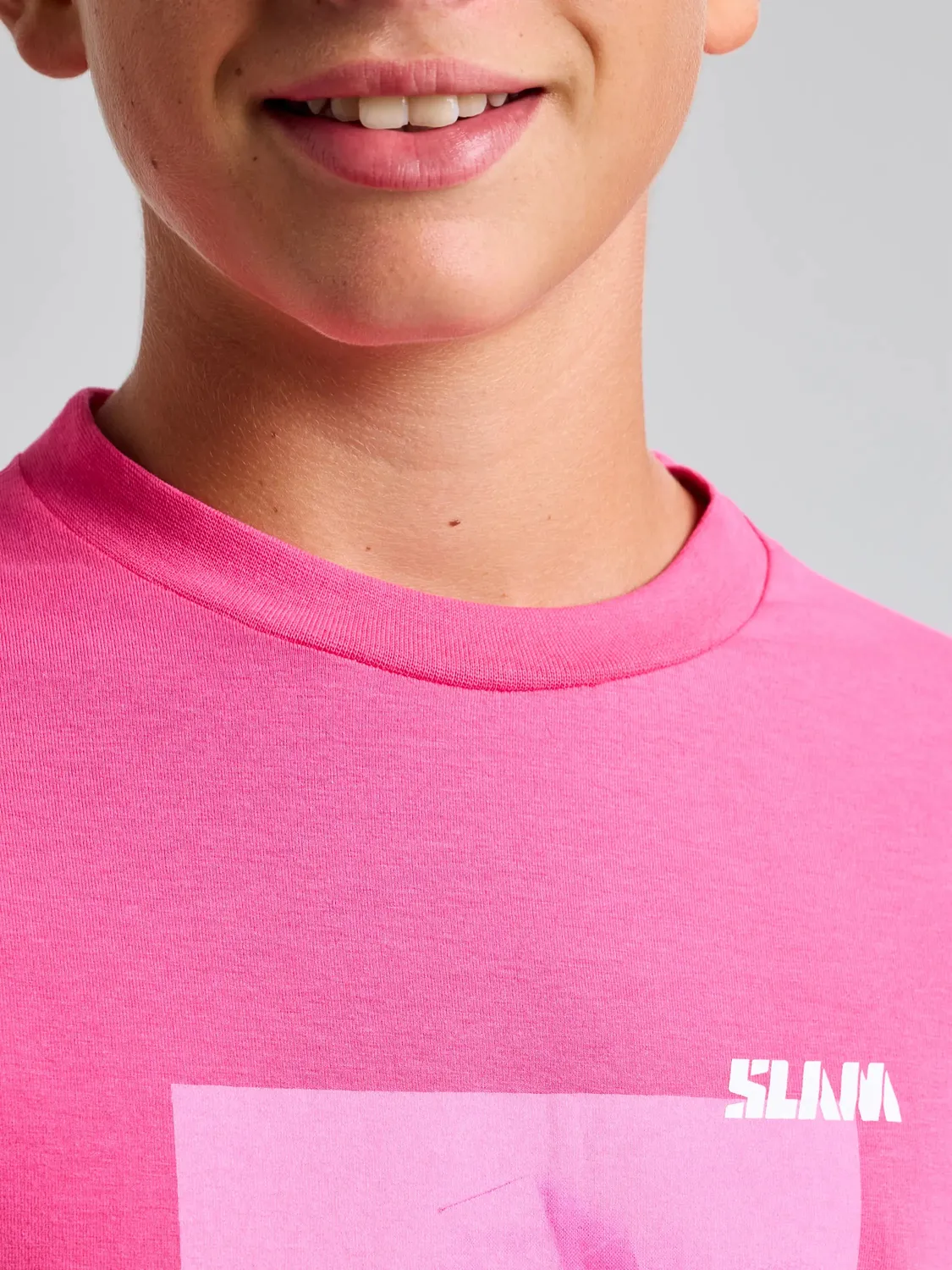 Slam Foil Foil Jr T-Shirt SS T-skjorte junior rosa bambus