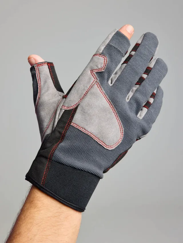 Slam PRO Long Finger Glove Titanium seilhanske