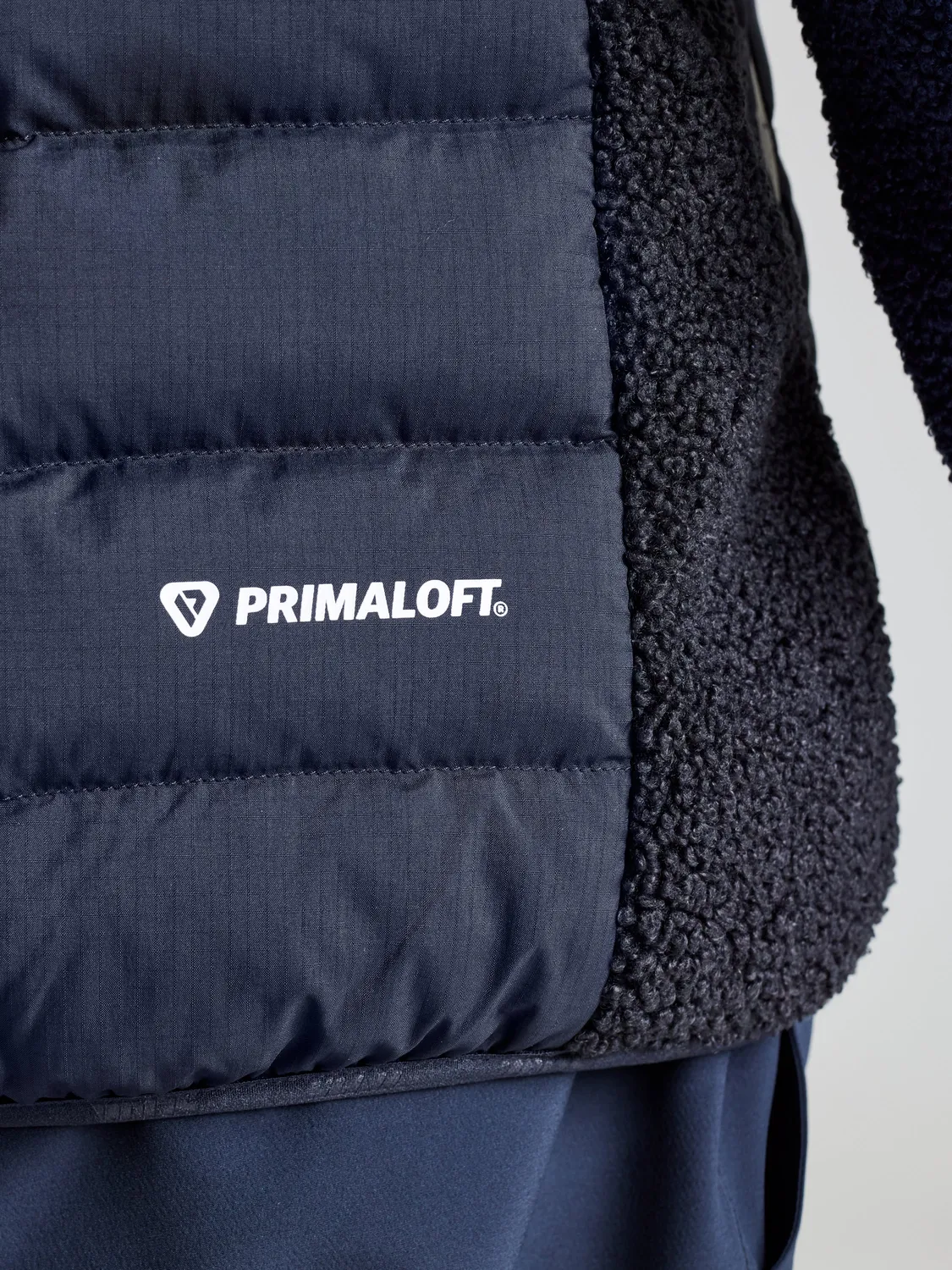 Slam Altura Puffer Hybrid jakke mørk marine Primaloft