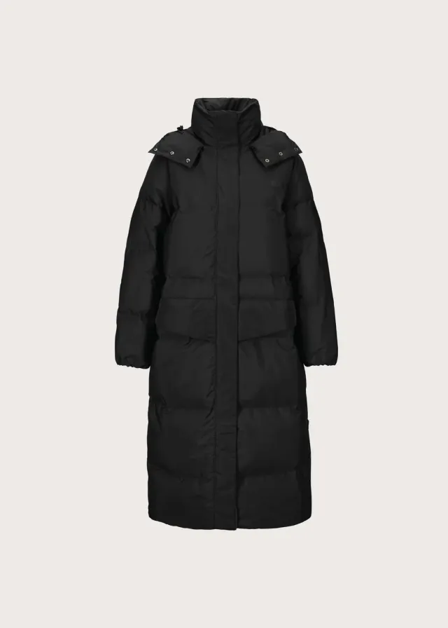 Brgn Snøfall Coat vinterkåpe svart dun