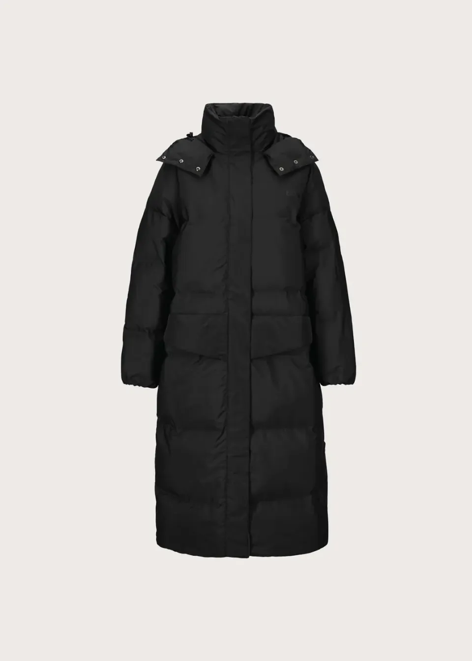 Brgn Snøfall Coat vinterkåpe svart dun
