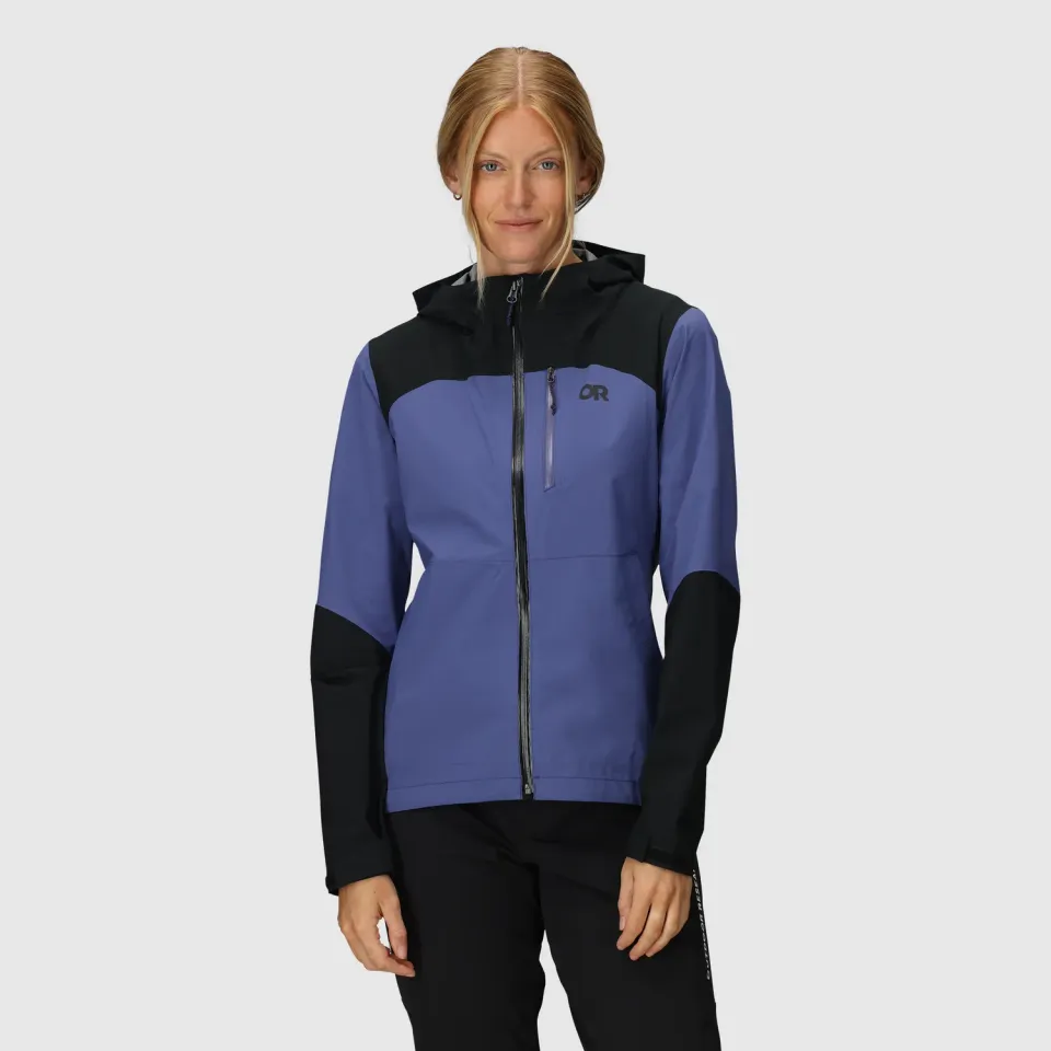 Outdoor Research Freewheel MTB Stretch Rain Jacket regnjakke Galactic/Black