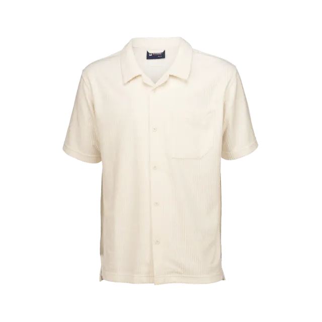 House of Hygge Terry Striped Shirt t-skjorte herre Offwhite