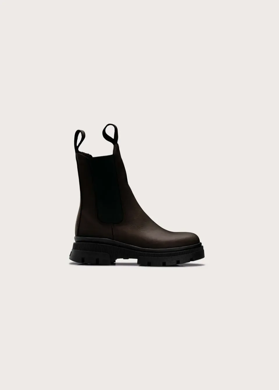 Brgn Chelsea Boot Aniline støvletter Brown – vanntette