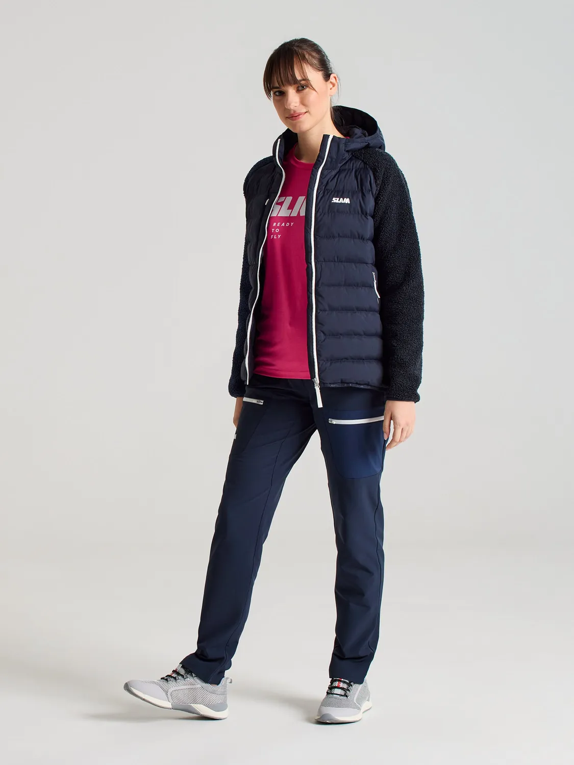 Slam Altura WS Puffer Hybrid jakke dame Primaloft