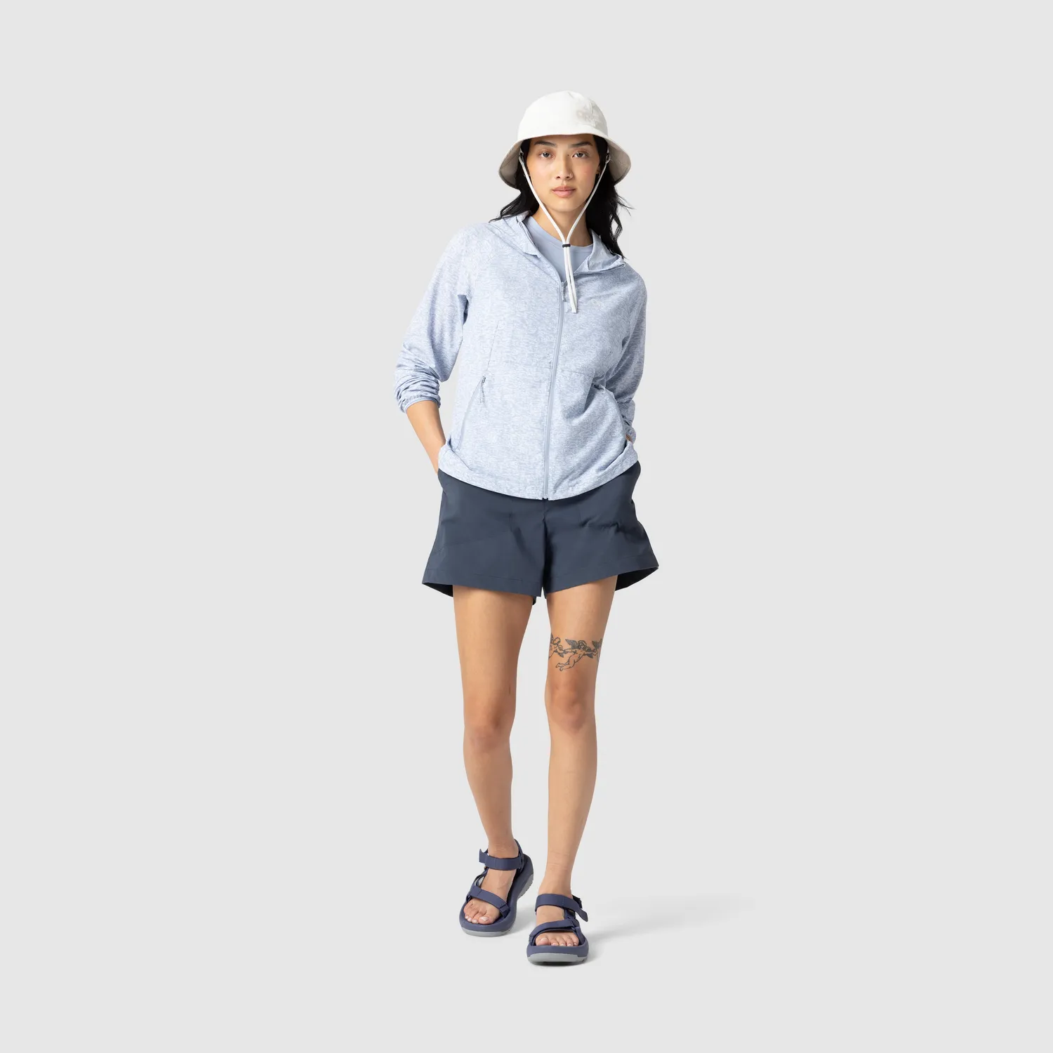 Outdoor Research Astroman Full Zip Sun Hoodie solgenser dame