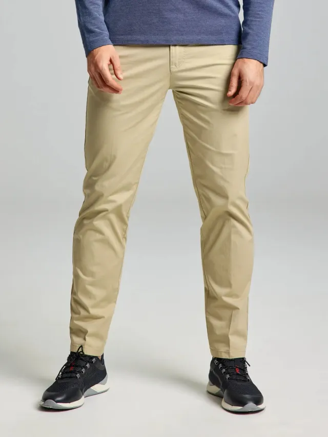 Slam Deck Light Chino bukse herre mørk marineblå stretch