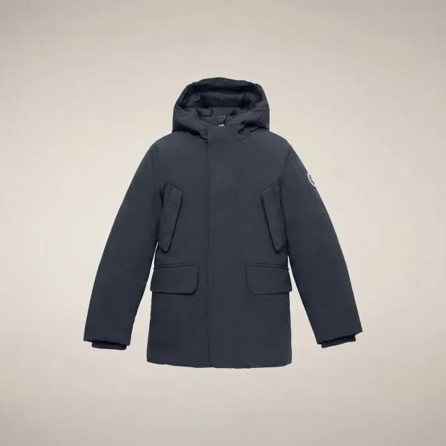 Save The Duck Mal parkas barn blåsvart dyrefri