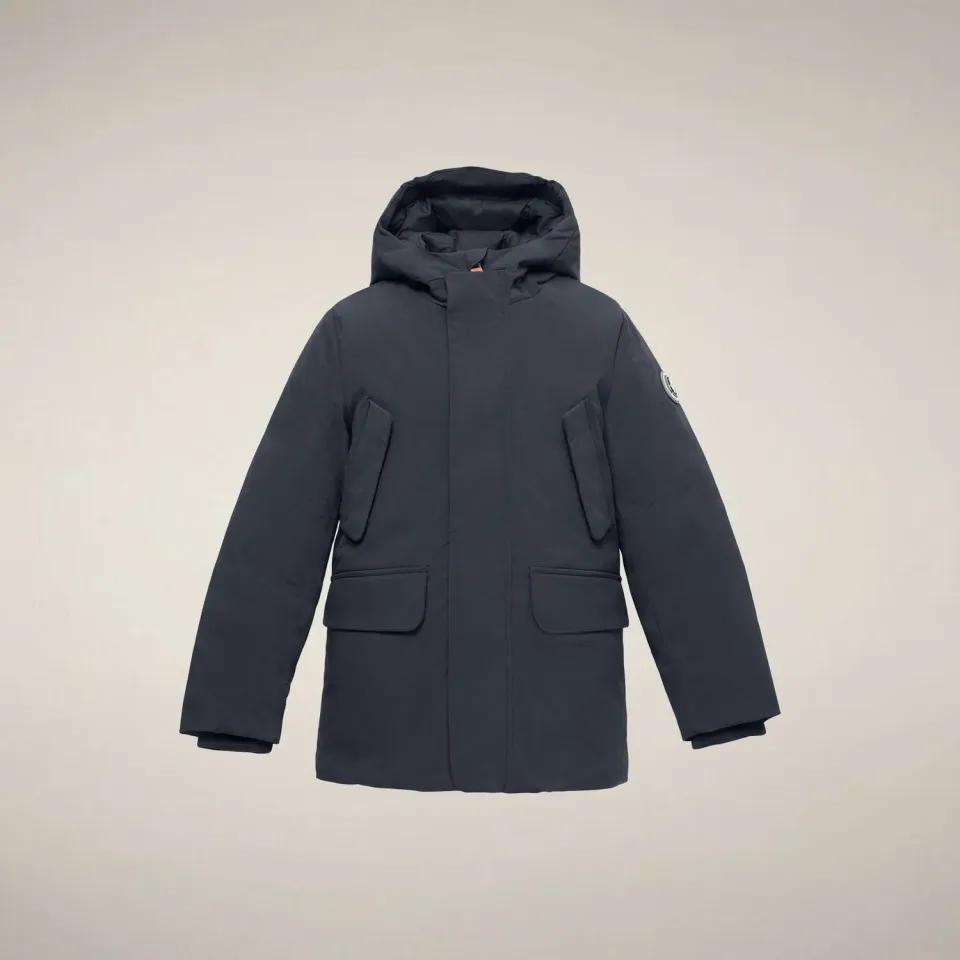 Save The Duck Mal parkas barn blåsvart dyrefri
