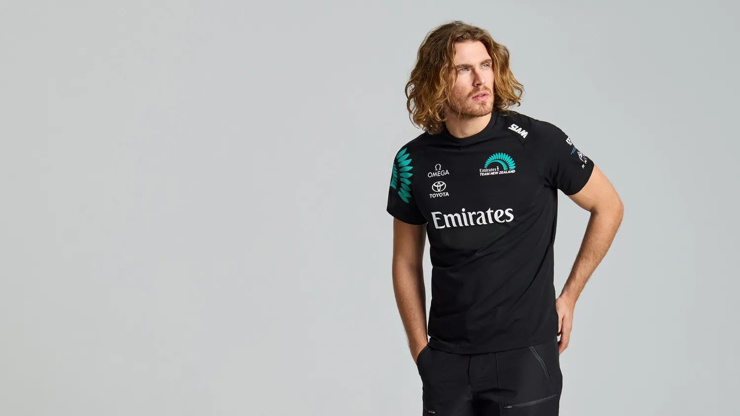 Slam ETNZ Deck T-Shirt t-skjorte herre ETNZ Black stretchbomull