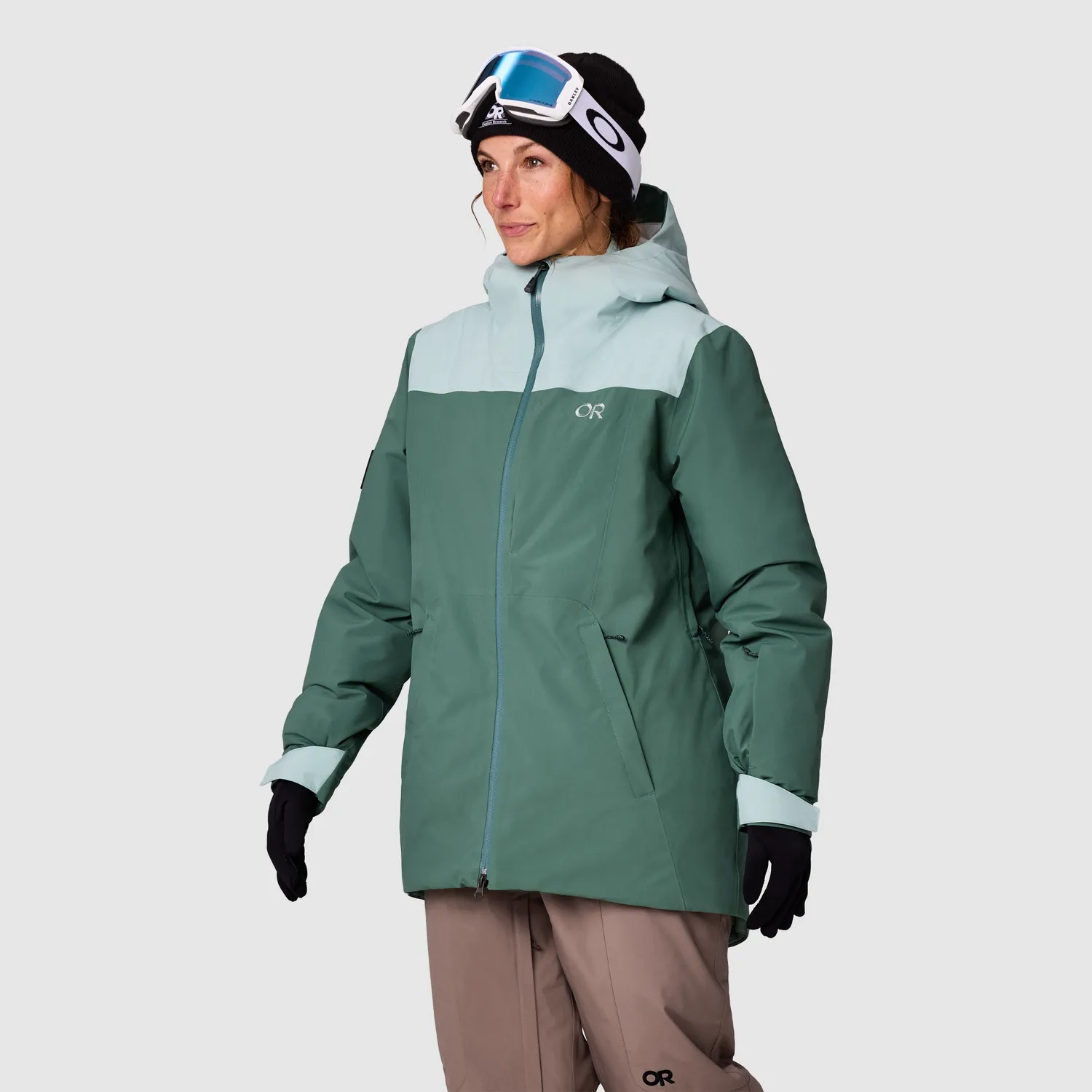Outdoor Research Snowcrew Women's Snowcrew Jacket skijakke Malachite/Thyme