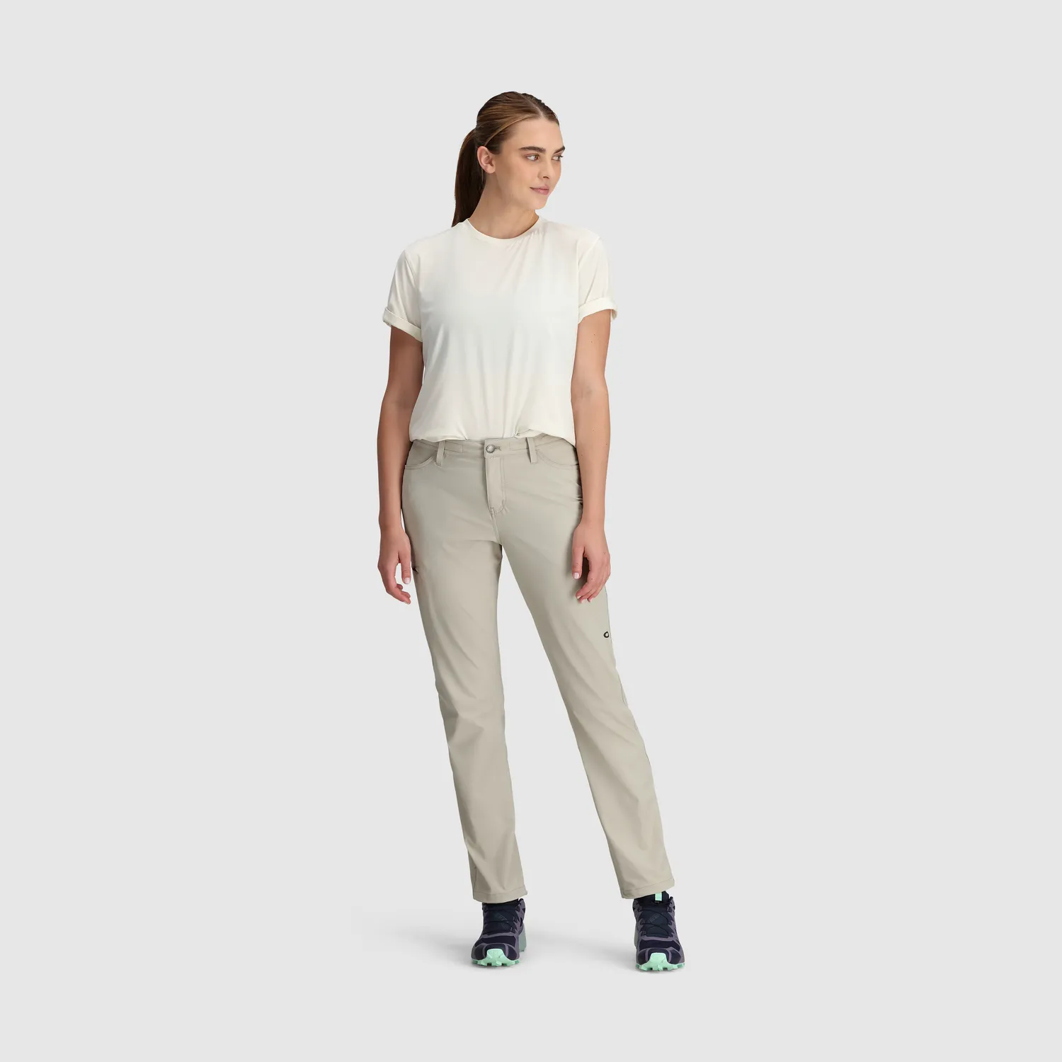 Outdoor Research Ferrosi Women's Ferrosi Pant turbukse Dark Sand – lett