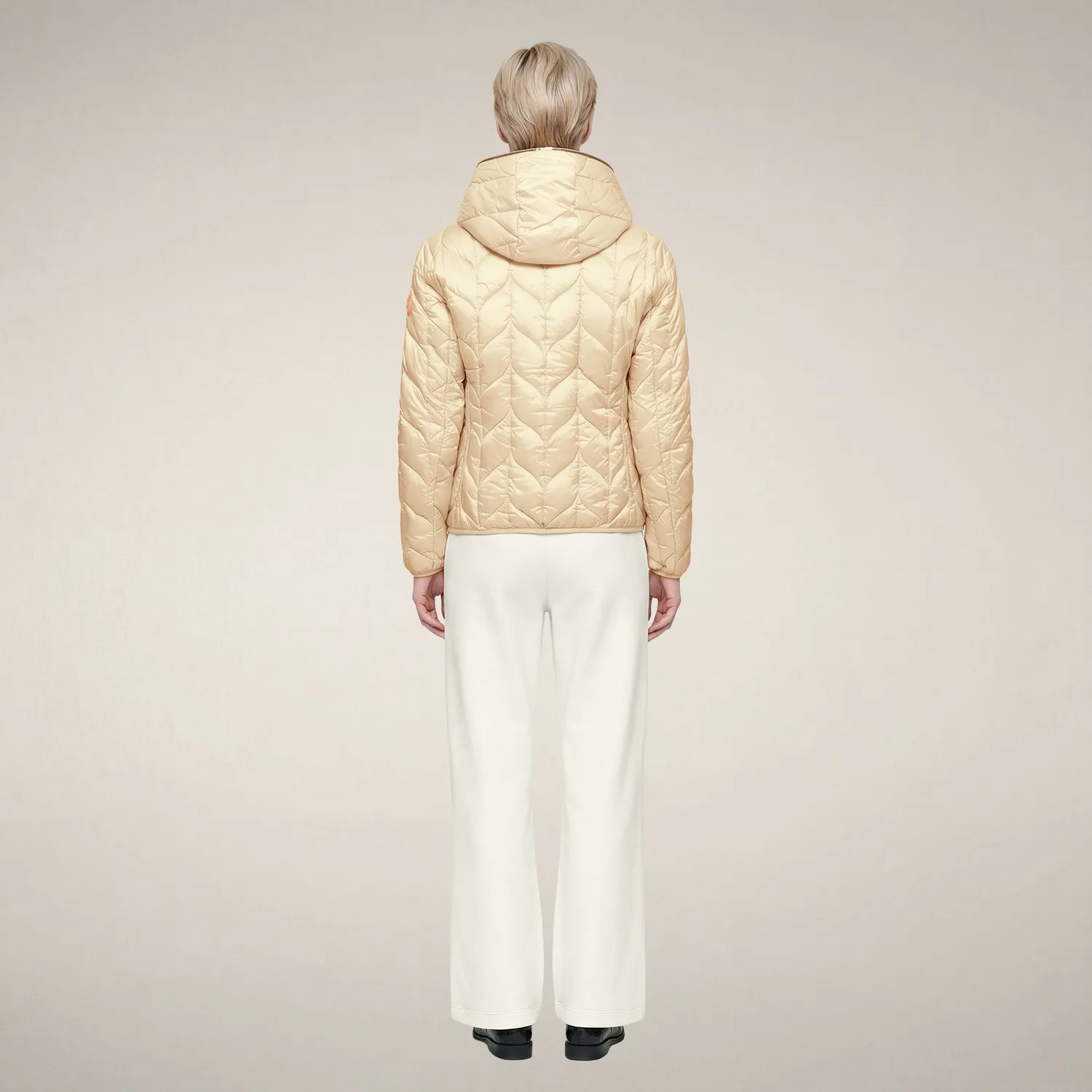 Save The Duck Bonbon boblejakke dame Shore Beige dyrefri