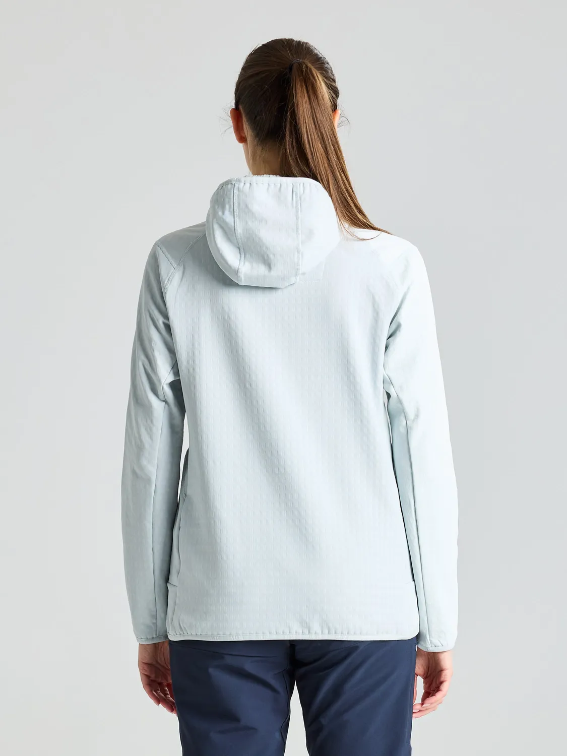 Slam Foil WS Fleece Hoodie hettegenser grå vindtett