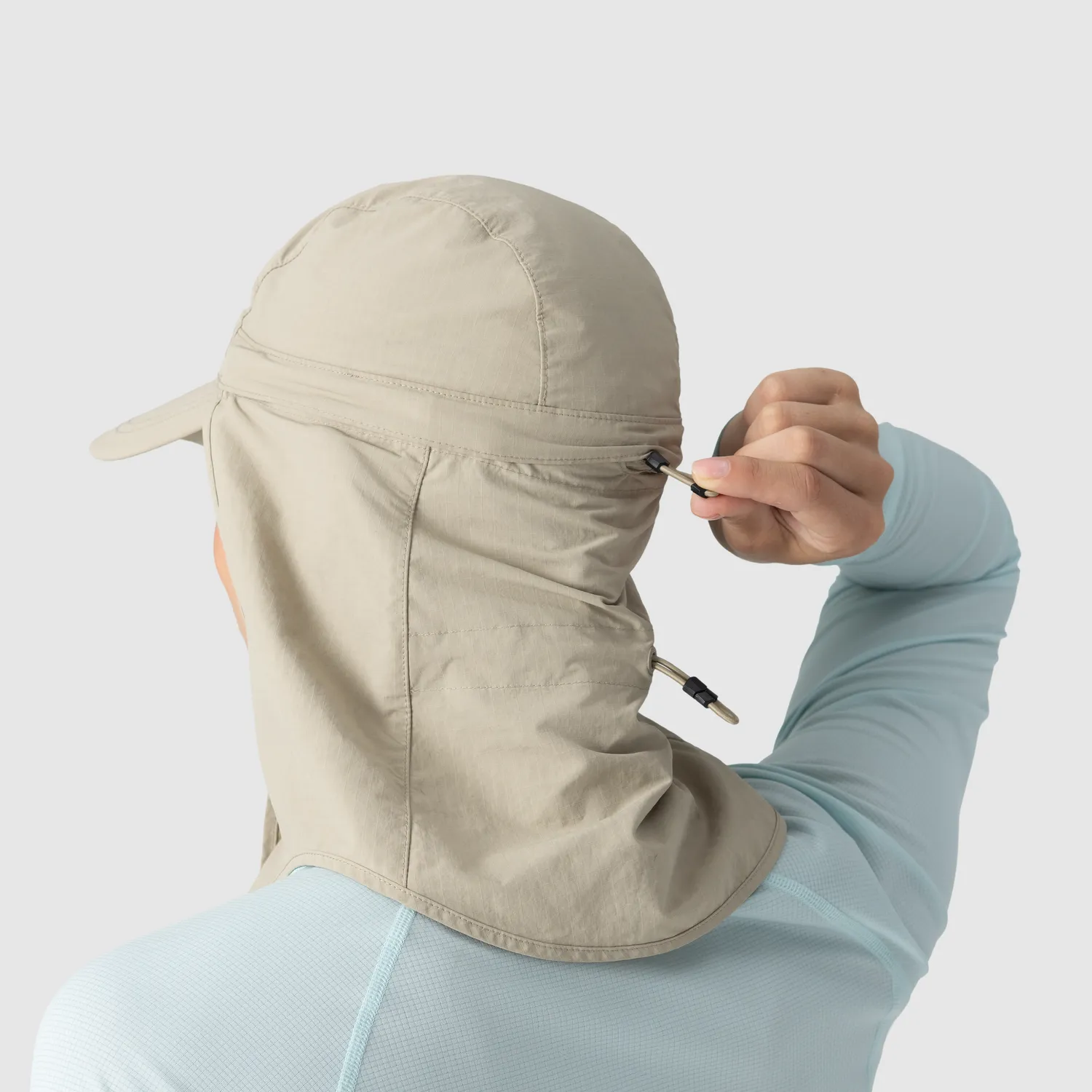 Outdoor Research Insect Shield® Cape Cap solhatt Pro Khaki S/M UPF 50+