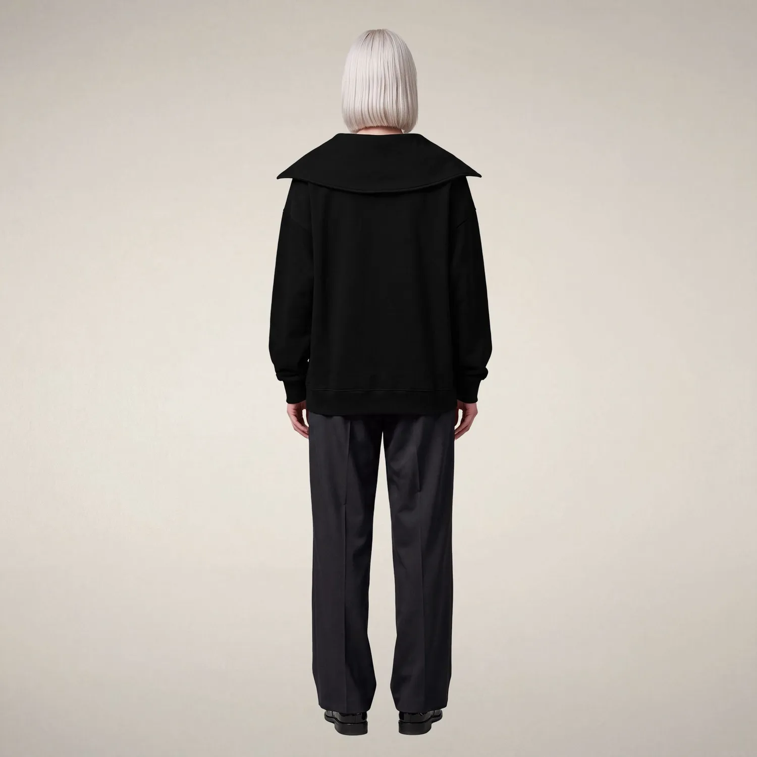 Save The Duck Hinata half-zip topp svart