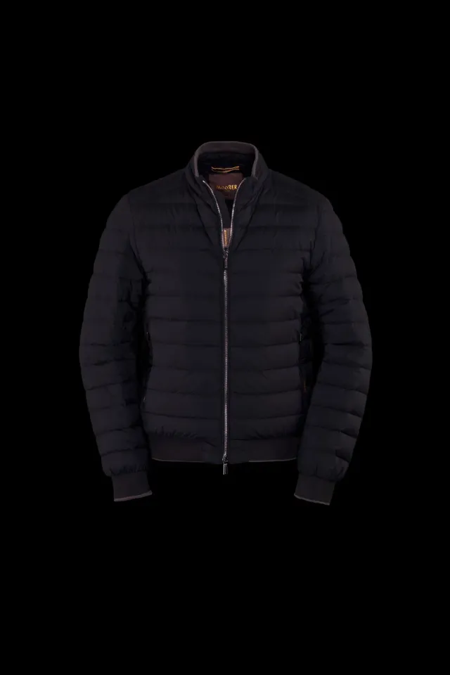 Moorer STRAUSS-S3 bomberjakke dun Dark Blu