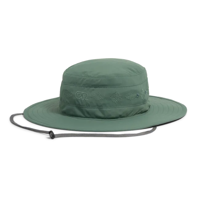 Outdoor Research Solar Roller Sun Hat solhatt Malachite-Rice Embroidery S UPF 40+
