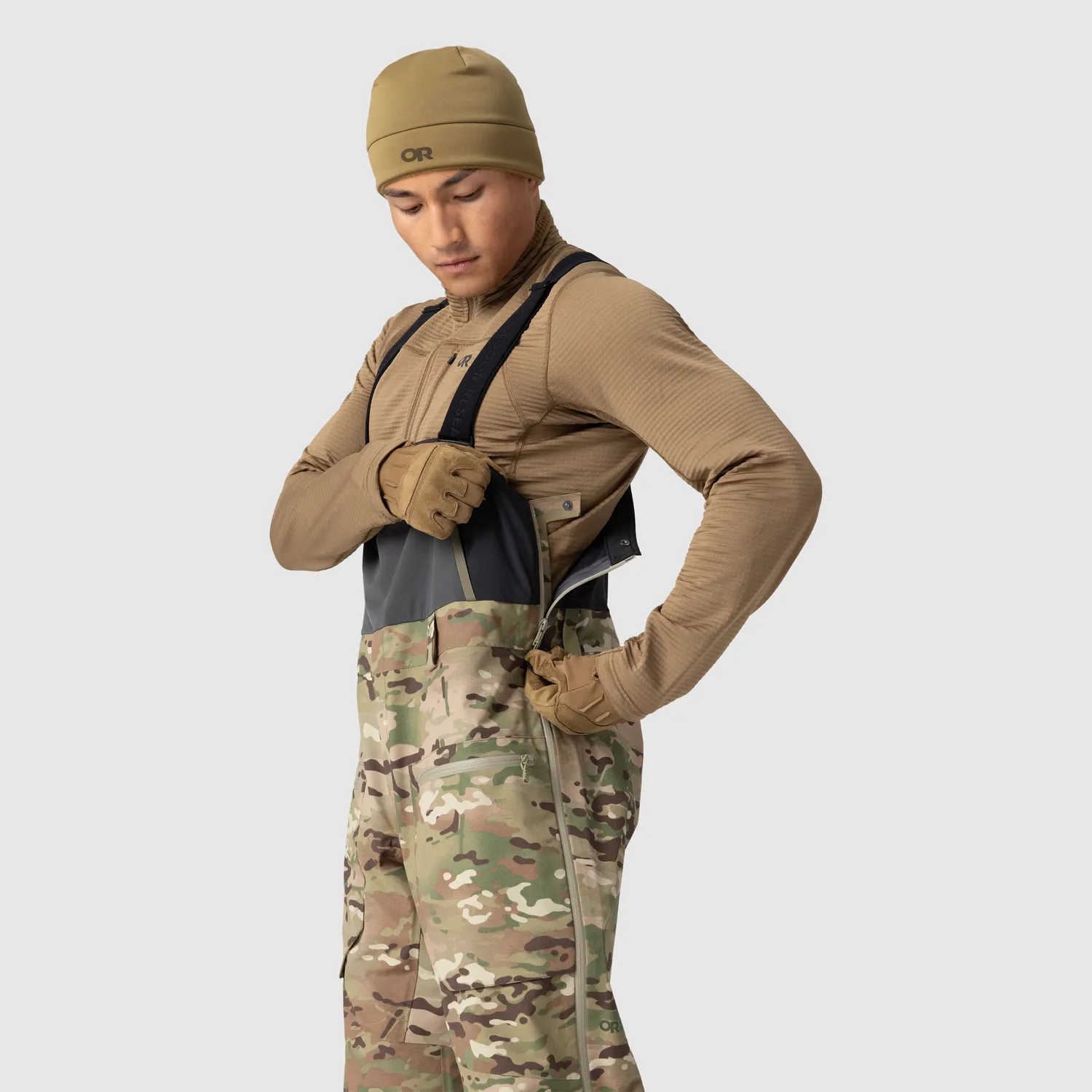 Outdoor Research Allies Mountain II Bib Multicam skallbukse