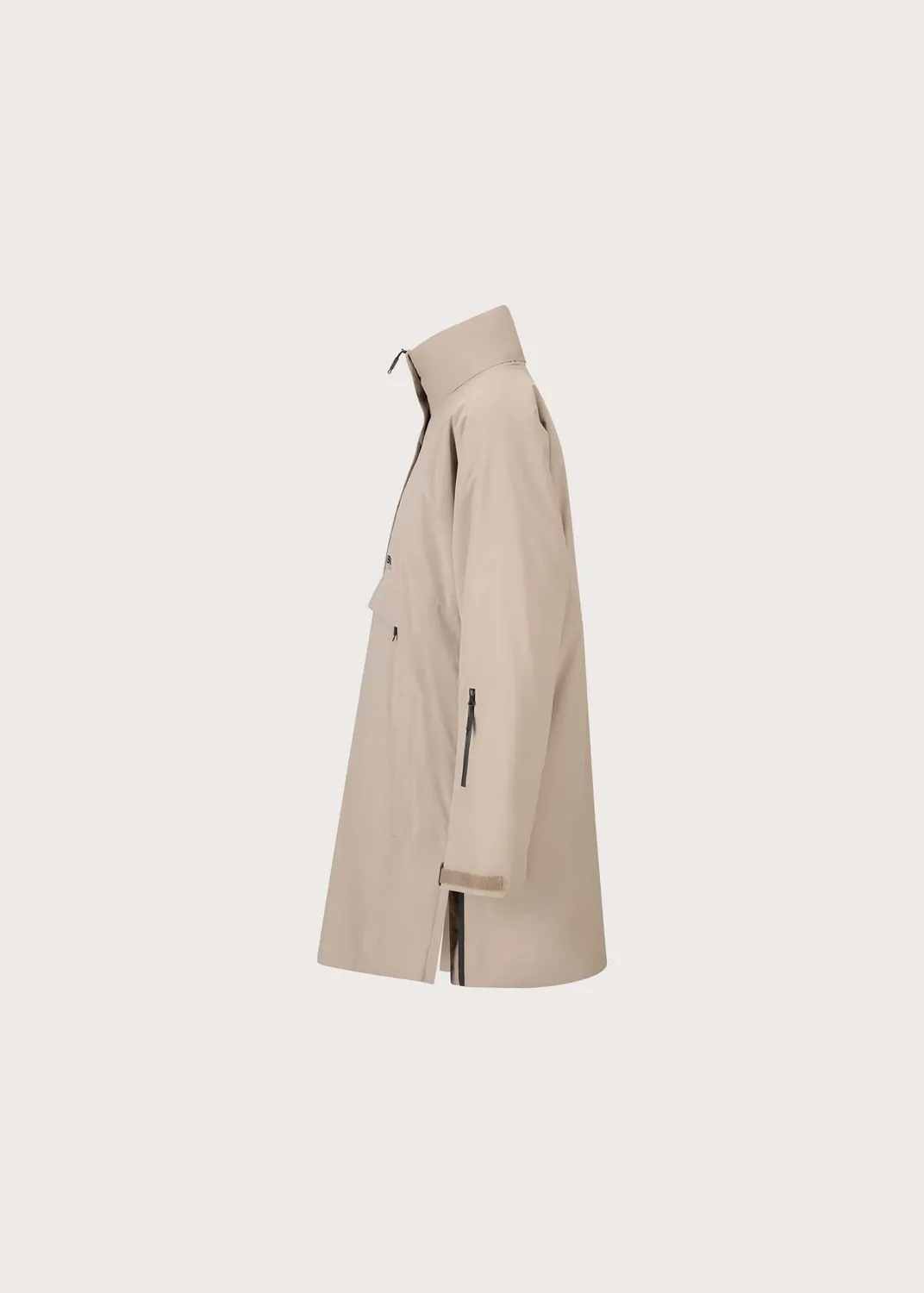 Brgn Sandviksfjellet 2L Jacket anorakk taupe fôret