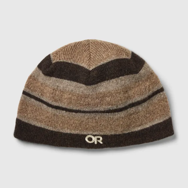 Outdoor Research Spitsbergen Windstopper lue Chestnut Stripe vindtett