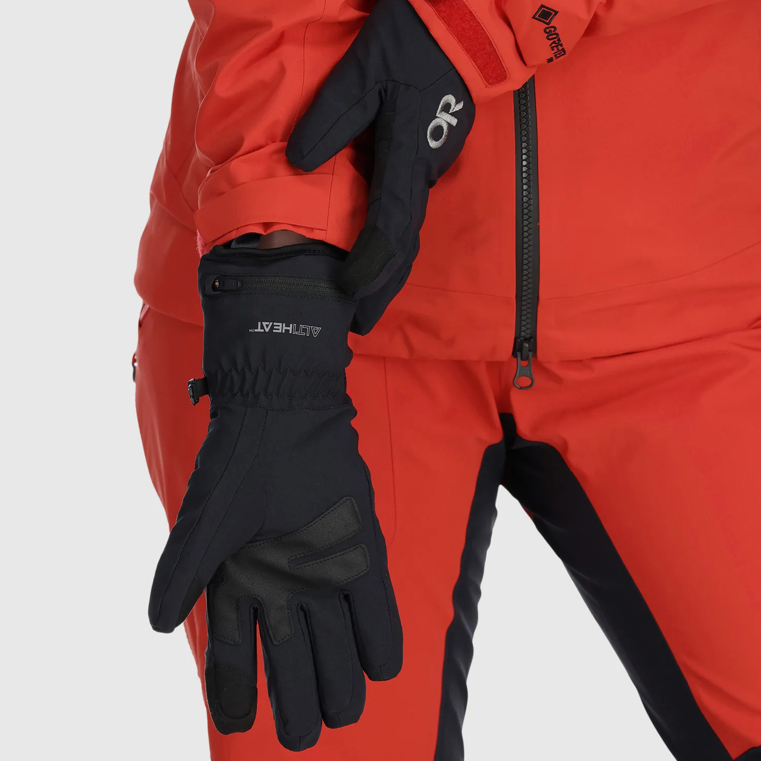 Outdoor Research Sureshot Heated Softshell Glove varmehansker dame svart