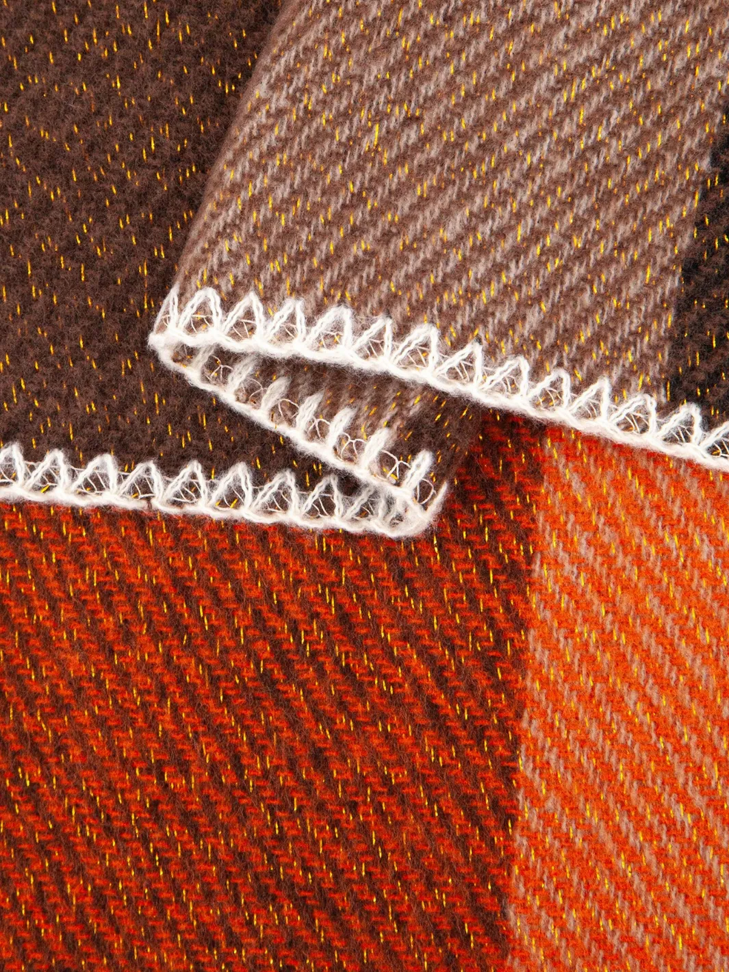 John Partridge Heavyweight Scarf skjerf Burnt Orange viskose