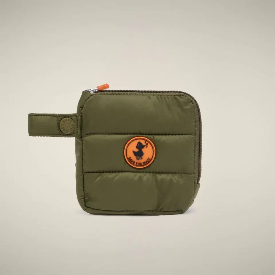 Save The Duck Icons Bo lommebok olivengrønn unisex resirkulert fyll
