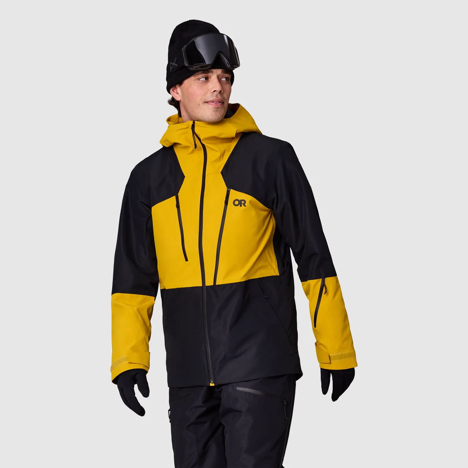 Outdoor Research Powderverse Jacket skijakke Amber/Black isolert