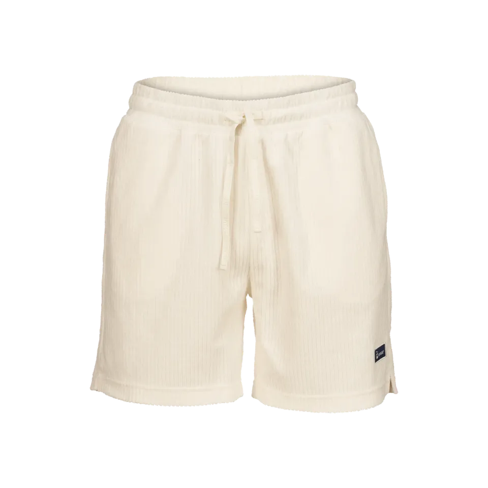 House of Hygge Terry Striped Shorts herreshorts Offwhite