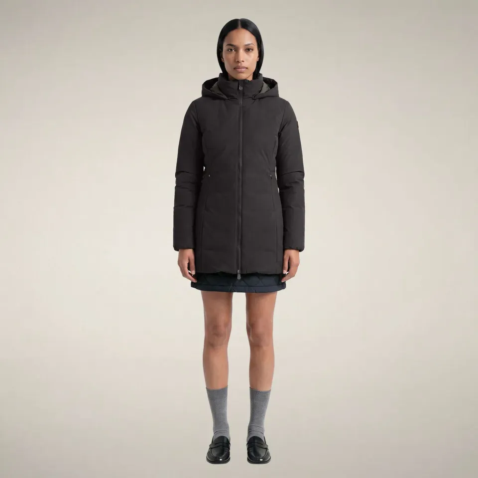 Save The Duck Rachel parkas dame brun svart 00–7 slim fit