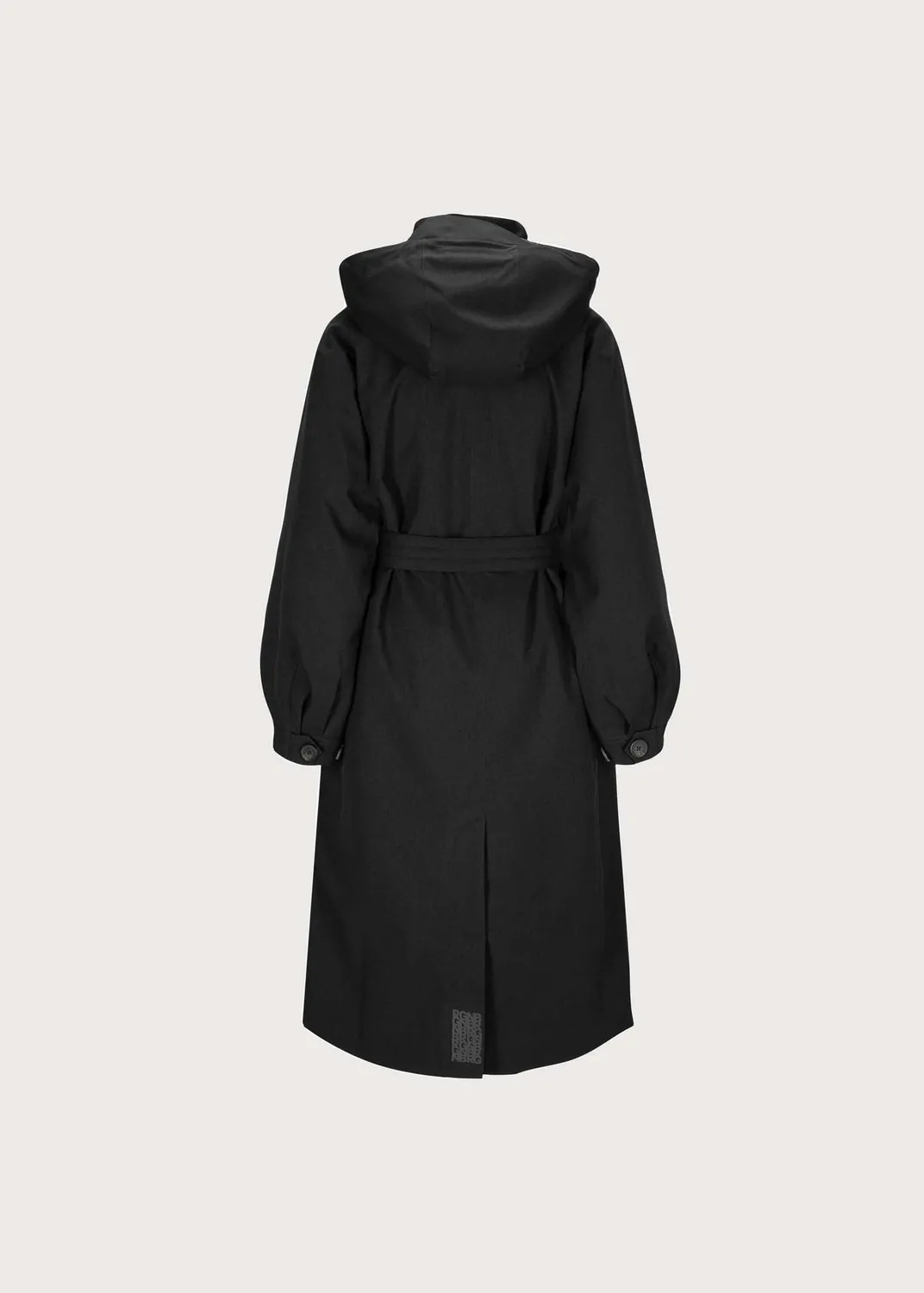 Brgn Rossby Maxi Coat kåpe New Black dame fôret