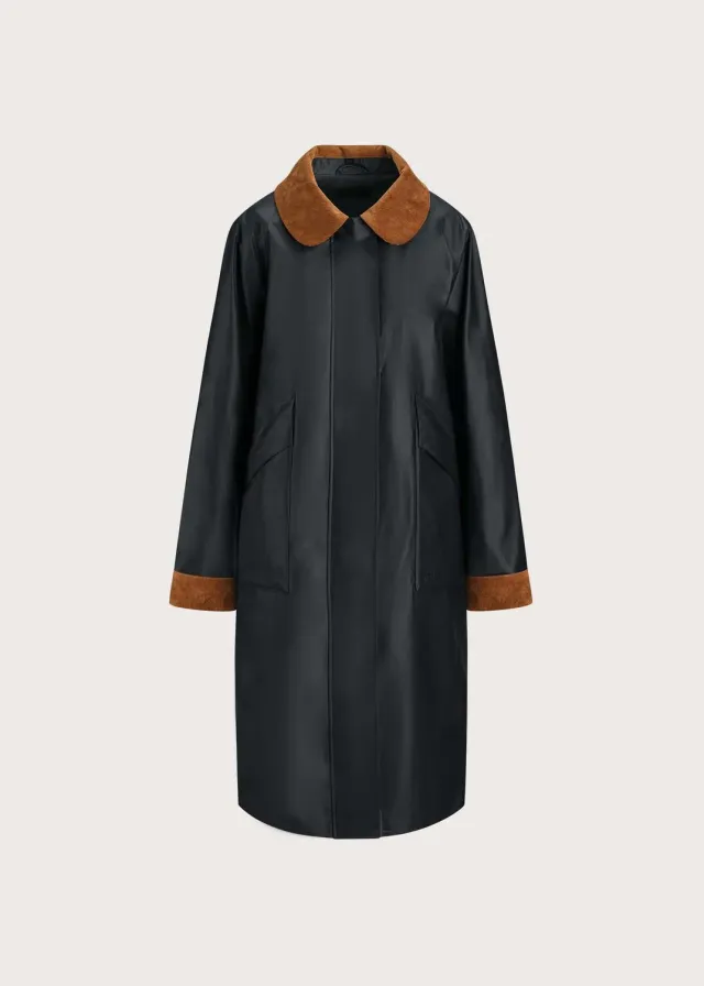 Brgn Tordenbrak Coat kåpe svart, ullfôr