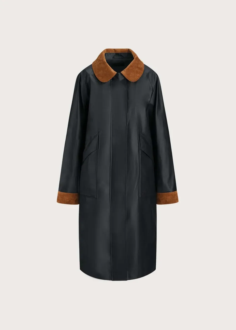 Brgn Tordenbrak Coat kåpe svart, ullfôr
