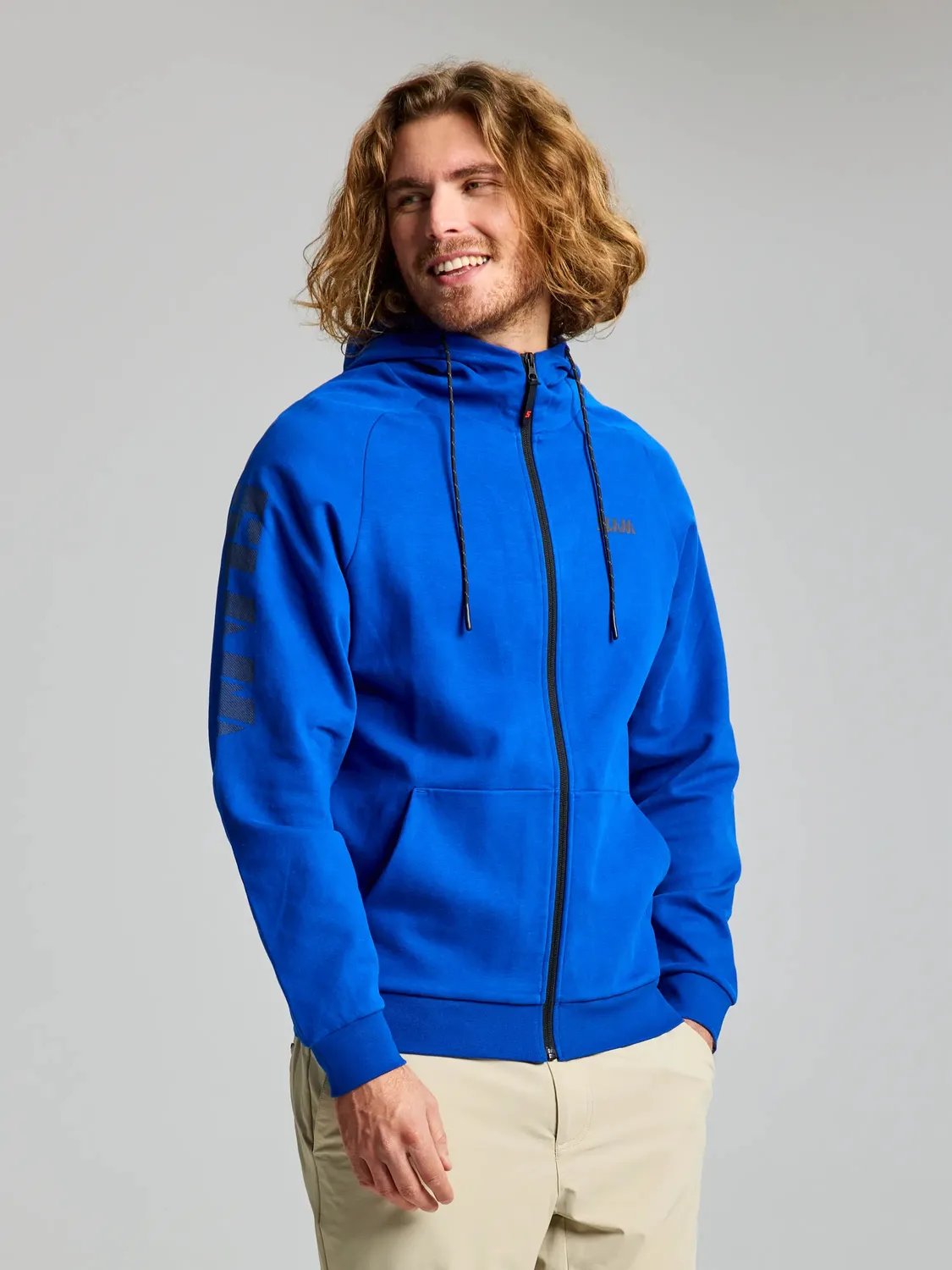 Slam Logo FZ Hoodie hettejakke herre Real Red