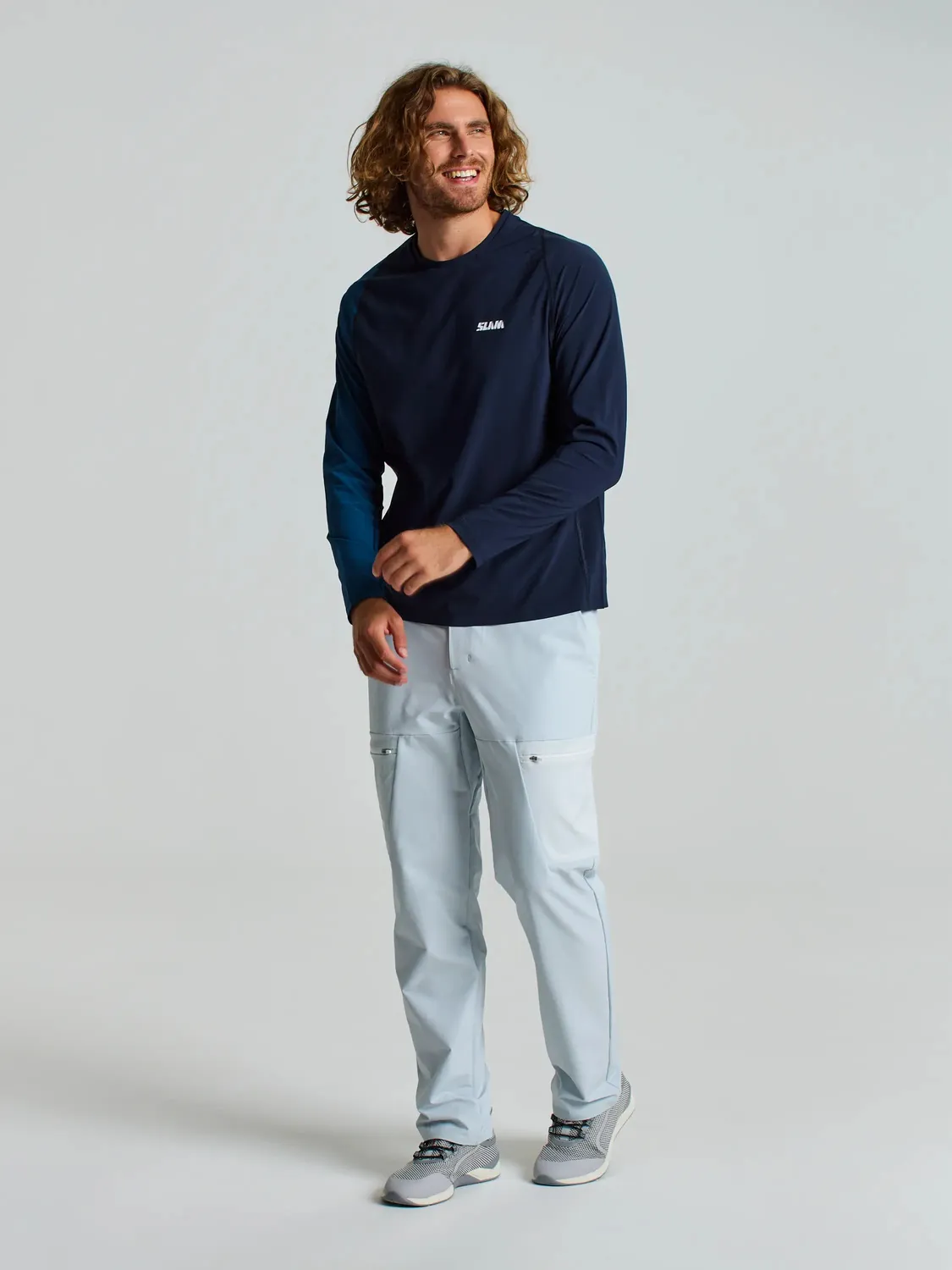 Slam OD Tech T-shirt LS langermet trøye herre UV 50+