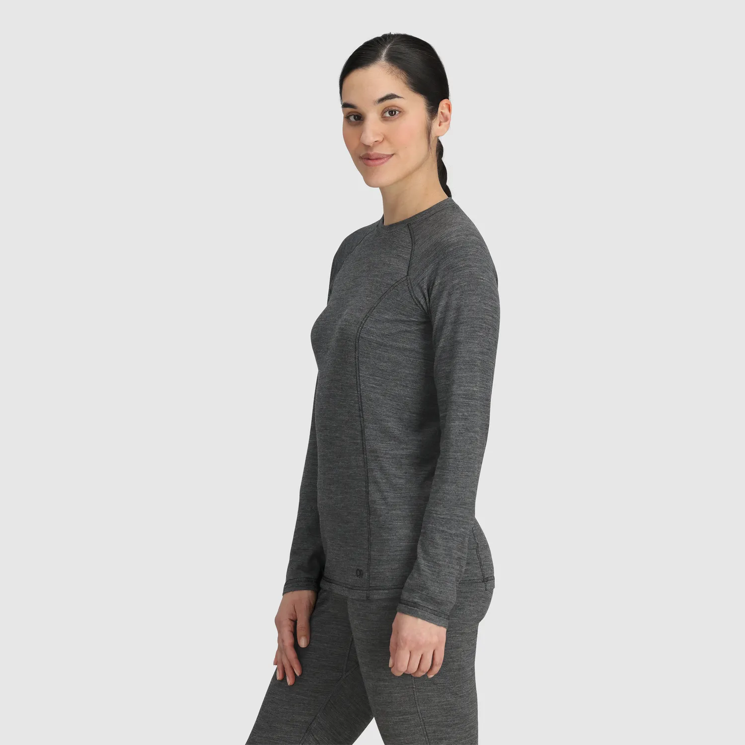 Outdoor Research Alpine Onset Merino 150 Crew ulltrøye Fresh Mint Floral