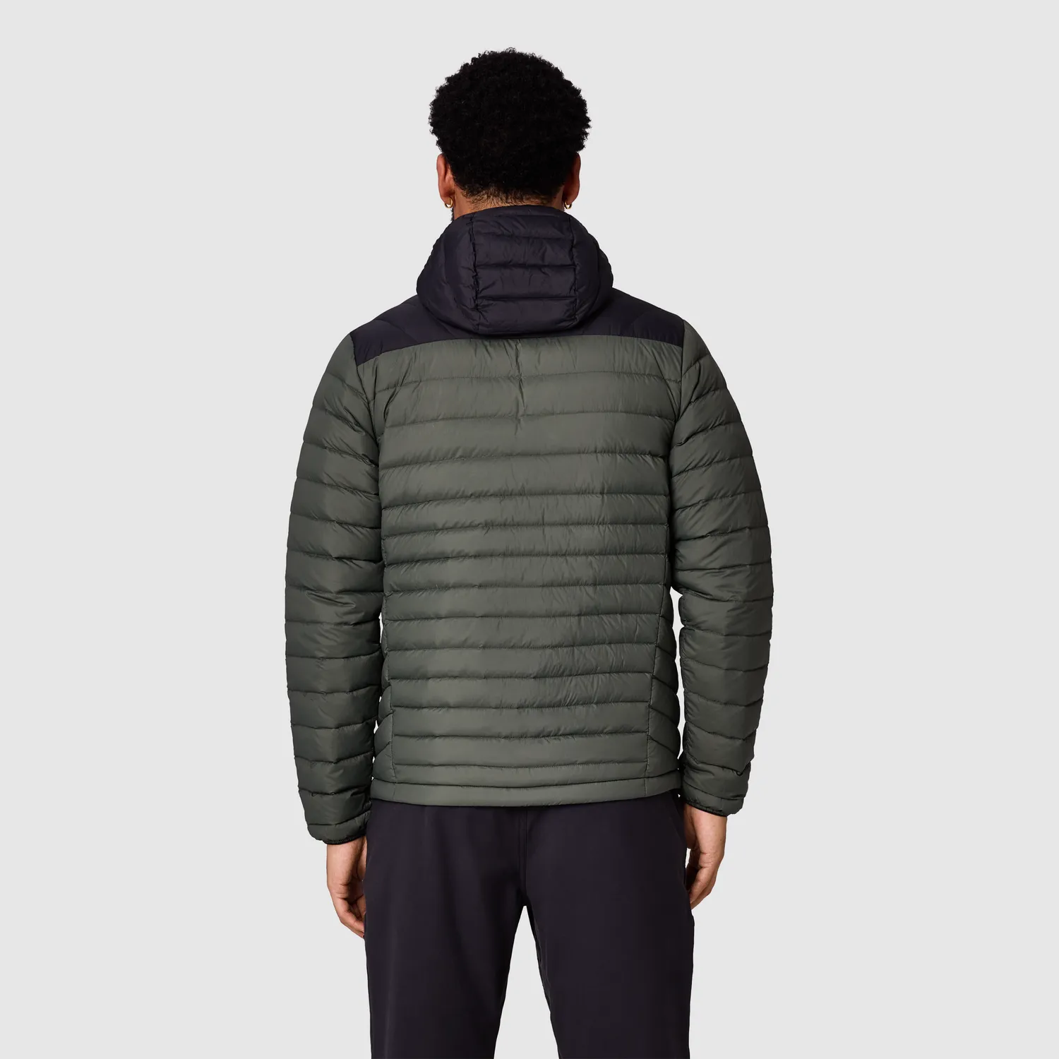 Outdoor Research Transcendent Down Hoodie dunjakke Dark Laurel/Black herre
